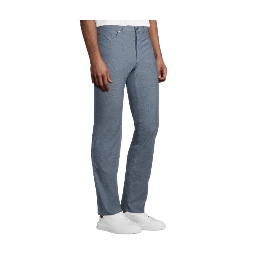 Brax Feel Good Blue Cooper Fancy Straight Leg Pants Size 38x32